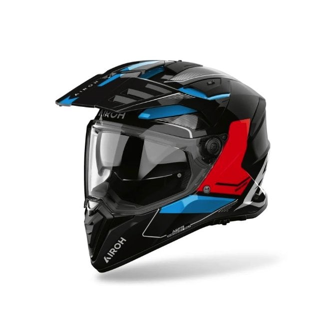 Airoh Bandit Helmet - Tune Blue Red Gloss