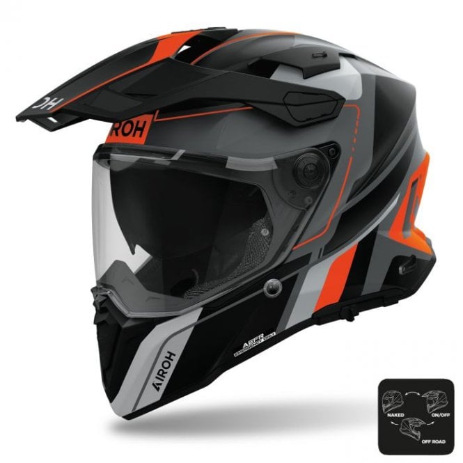 Airoh Commander 2 Helmet Skip Orange Matt