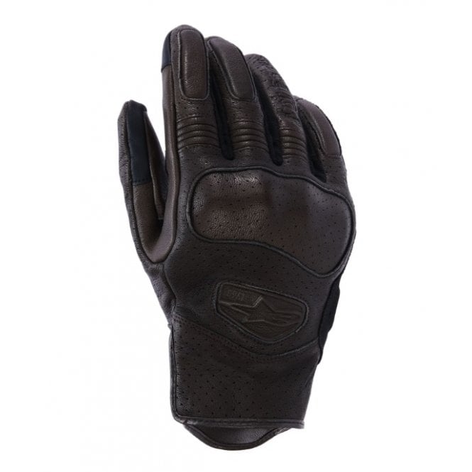 Alpinestars Mustang V3 Leather Men’s Gloves Brown 