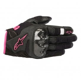 Alpinestars Stella SMX-1 Air v2 Gloves Black & Fuchsia