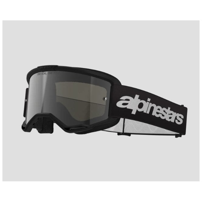 Alpinestars Vision 3 Wordmark Mirror Goggles - Black lens 