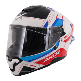 Axor Brutale Helmet White Red Blue