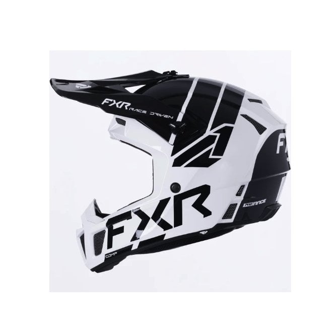FXR Clutch MX Helmet White/Black