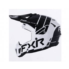 FXR Clutch MX Helmet White/Black