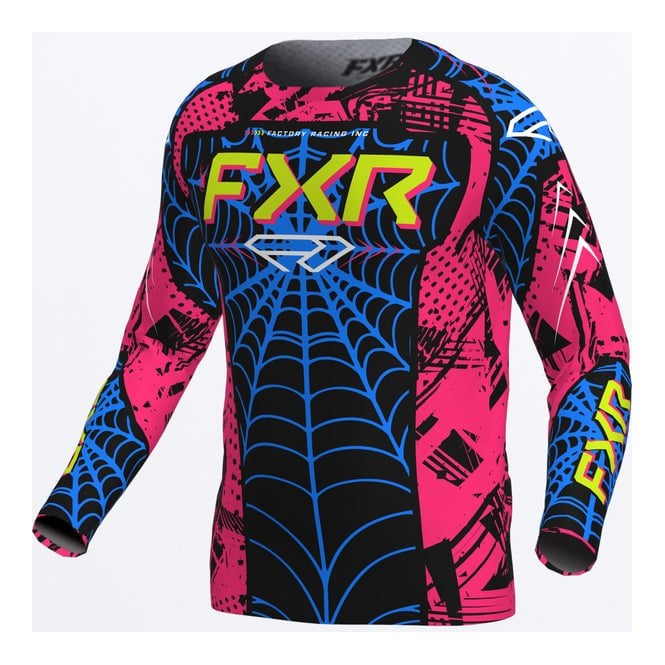 FXR Clutch Youth MX Jersey Pink/Black