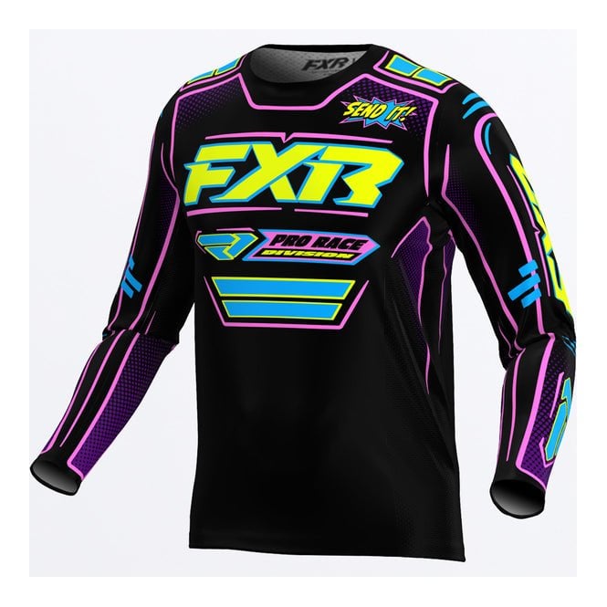 FXR Podium Youth MX Jersey Pink