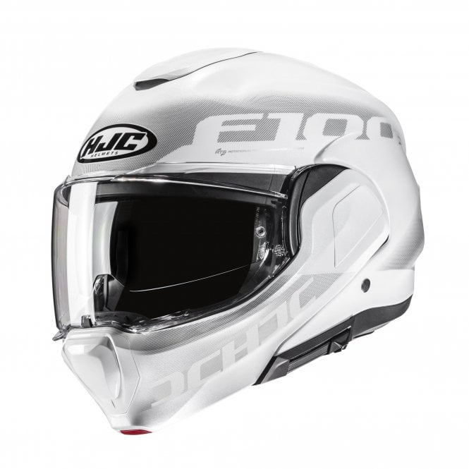 HJC F100 Hetal MC10 White