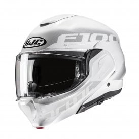 HJC F100 Hetal MC10 White