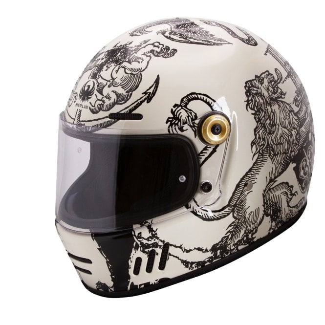 Merlin Revival Vintage Helmet – Versus Off White