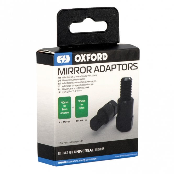 Oxford Mirror Adaptors Pair of M10 female to M8 male