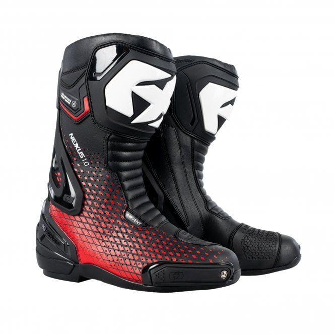 Oxford Nexus 1.0 Air Boot Blk/Wht/ Red