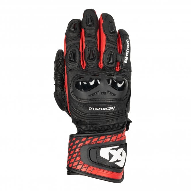 Oxford Nexus Glove Black/White/Red