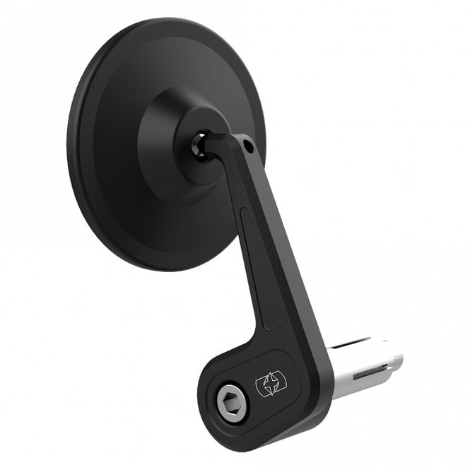 Oxford Street Bar End Mirror Black RIGHT
