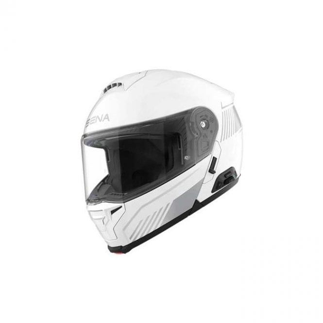 Sena Specter Smart Flip-Up Glossy White